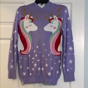 Purple Unicorn Sweater